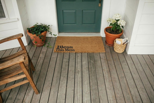 Bless This Mess Welcome Mat