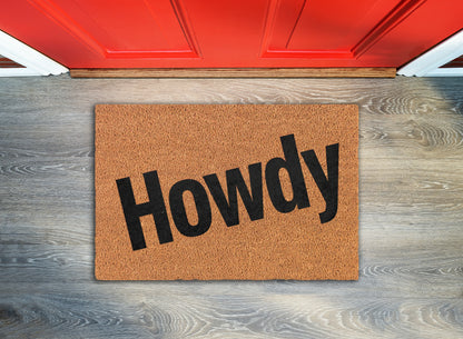 Howdy Welcome Mat