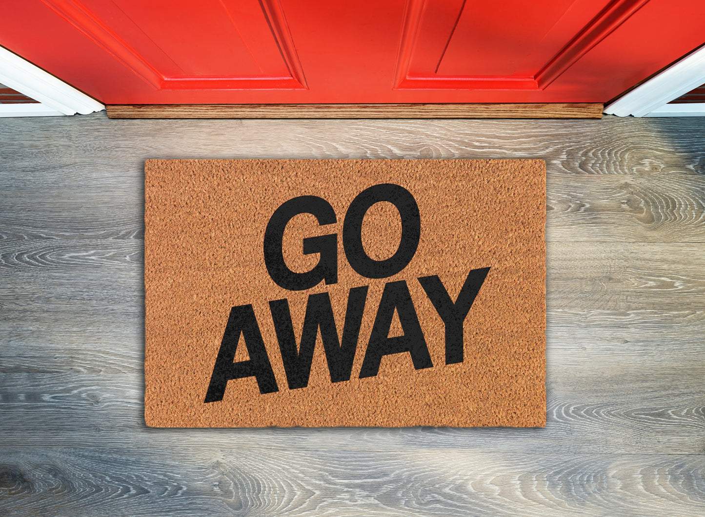 Go Away Welcome Mat
