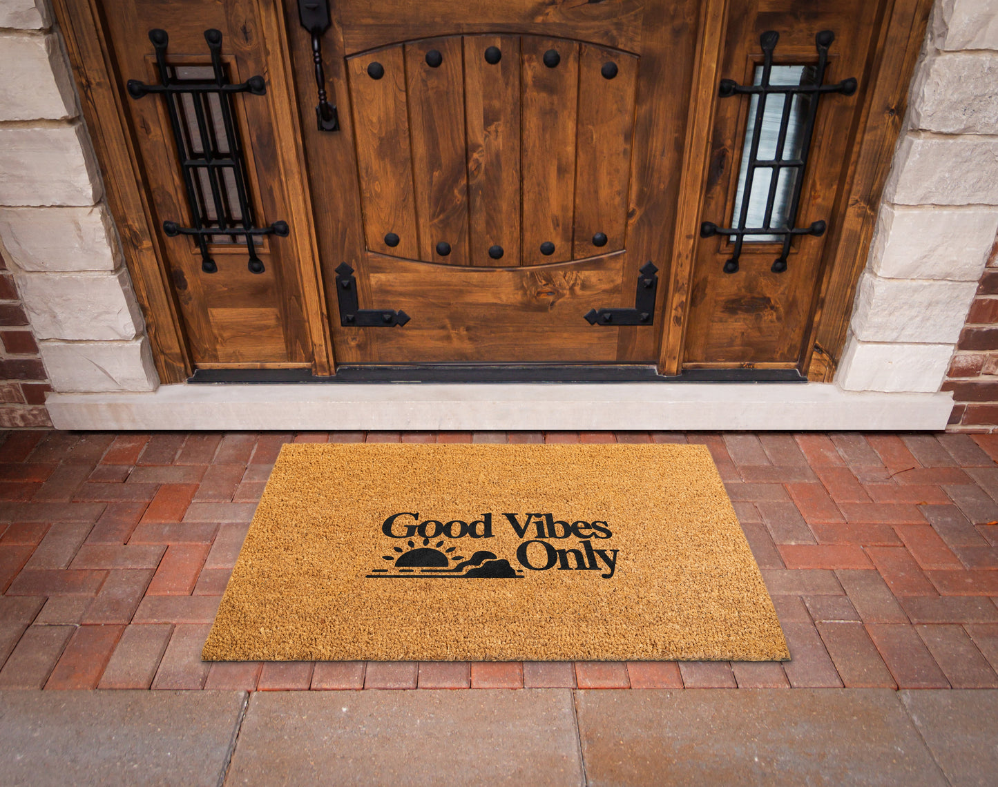 Good Vibes Only Welcome Mat