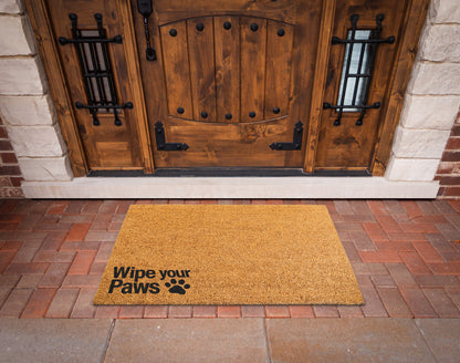 Wipe Your Paws Welcome Mat