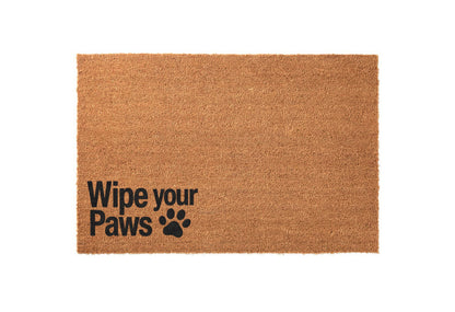 Wipe Your Paws Welcome Mat