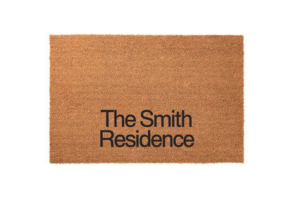 The [Last Name] Residence Welcome Mat