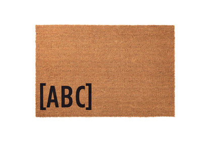 Monogram Three-Initial Classic Welcome Mat