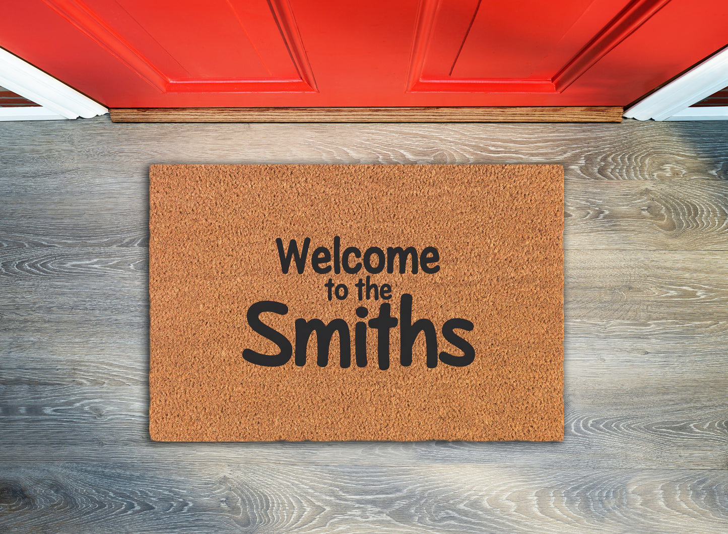 Welcome to the [Last Name]s Welcome Mat