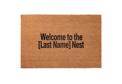 Welcome to Our Nest Welcome Mat