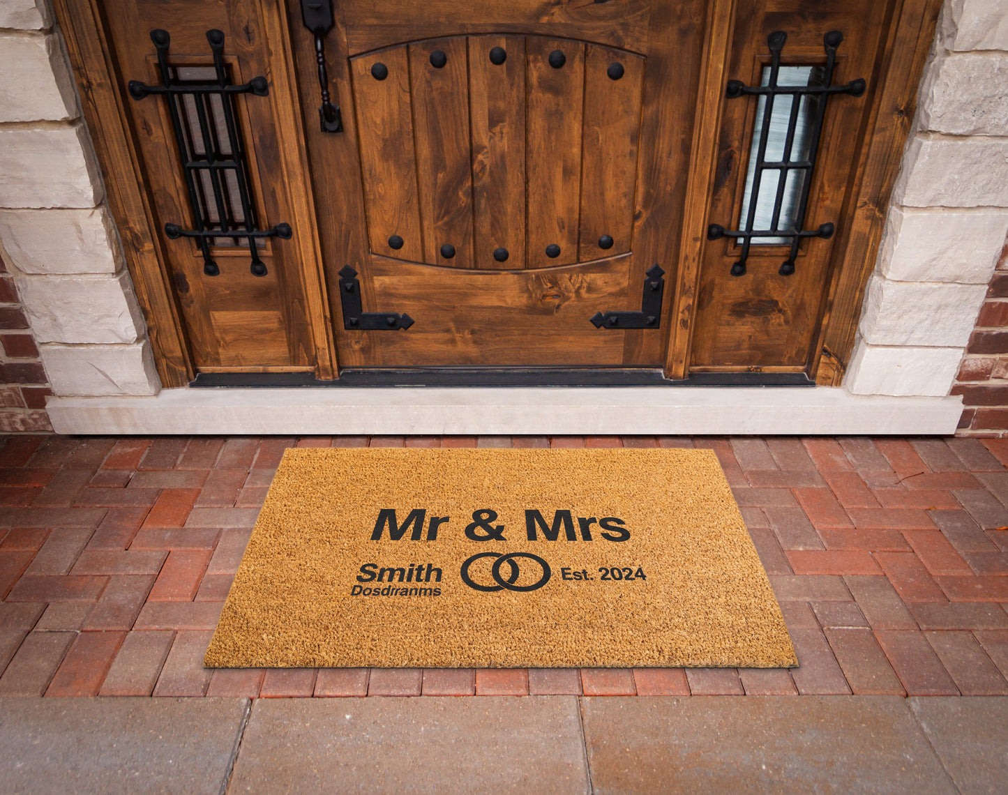 Wedding Established Date Welcome Mat