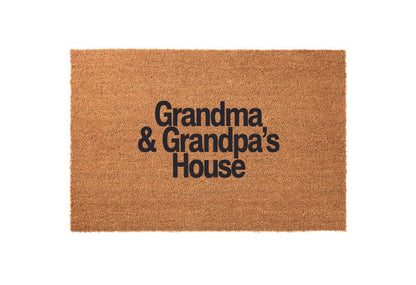 Grandma & Grandpa's House Welcome Mat