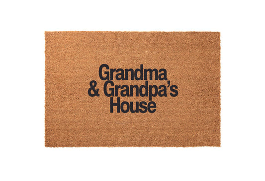 Grandma & Grandpa's House Welcome Mat