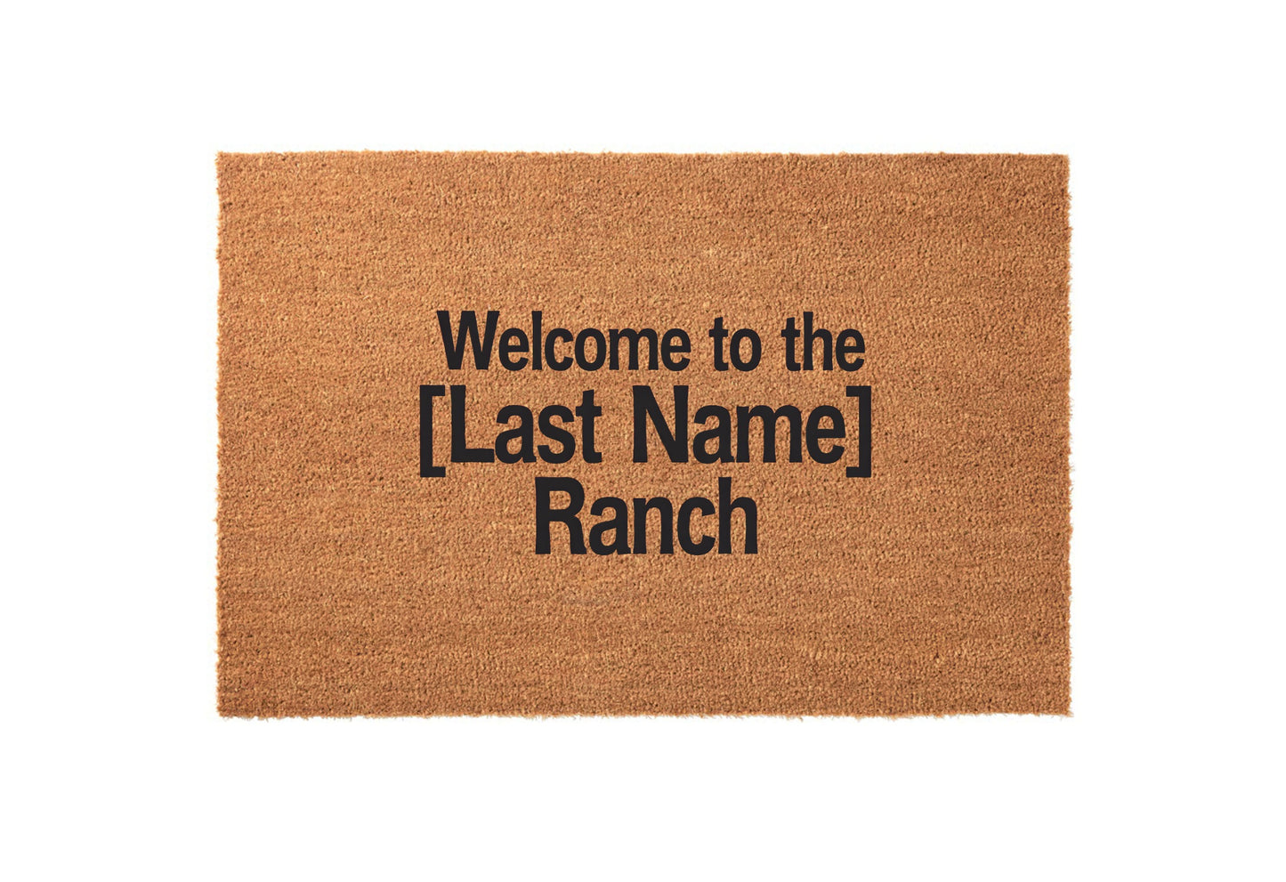 Welcome to the Ranch Welcome Mat