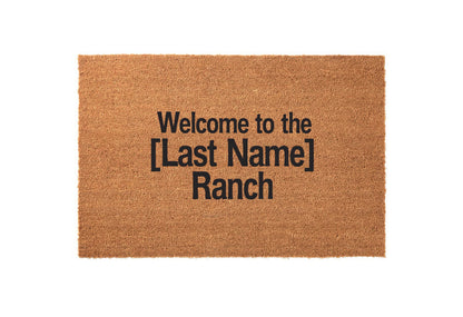 Welcome to the Ranch Welcome Mat