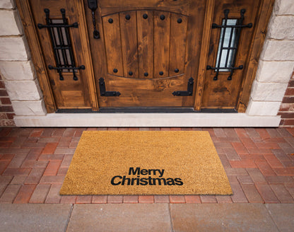 Merry Christmas Classic Welcome Mat
