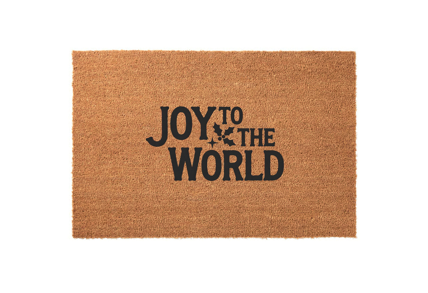 Joy to the World Welcome Mat