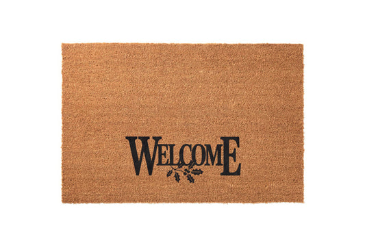 Christmas Plaid Welcome Welcome Mat