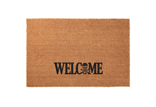 Skull & Crossbones Welcome Welcome Mat