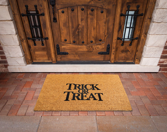 Trick or Treat Welcome Mat