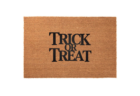 Trick or Treat Welcome Mat