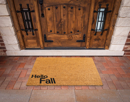Hello Fall Welcome Mat