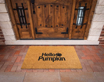 Hello Pumpkin Welcome Mat
