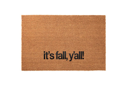 Fall Y'all Welcome Mat