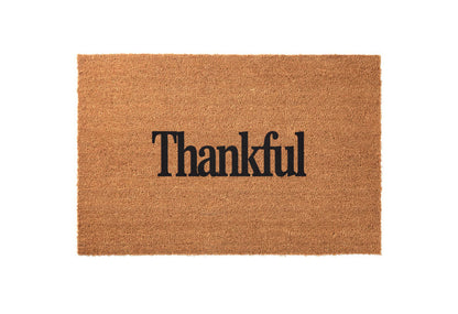 Thankful Harvest Wreath Welcome Mat