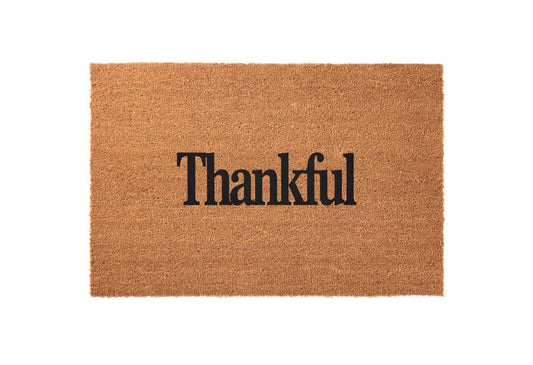 Thankful Harvest Wreath Welcome Mat