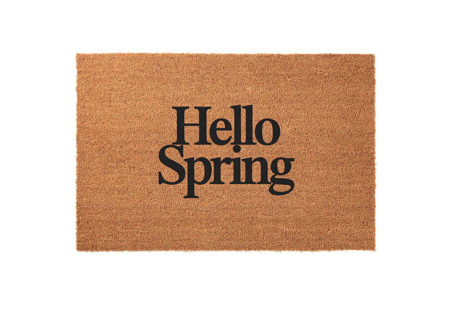 Hello Spring Welcome Mat