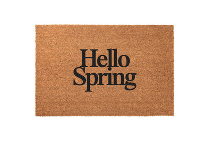 Hello Spring Welcome Mat