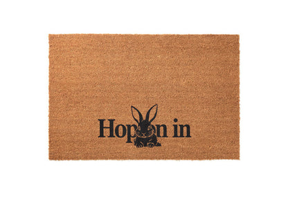 Hop On In Welcome Mat
