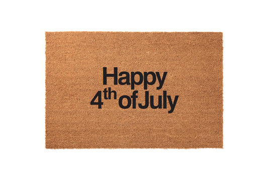 Happy 4th of July Classic Welcome Mat
