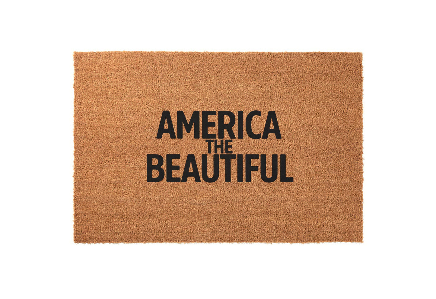 America the Beautiful Welcome Mat