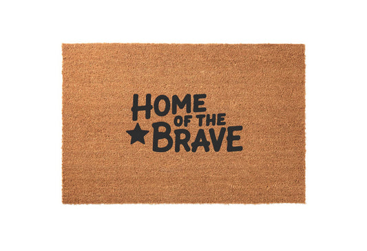 Home of the Brave Welcome Mat
