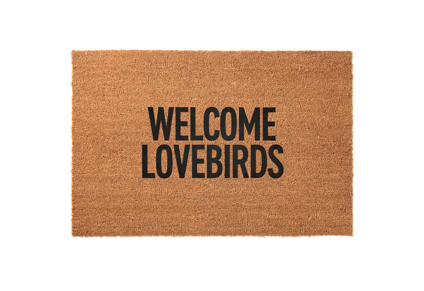 Welcome Lovebirds Welcome Mat