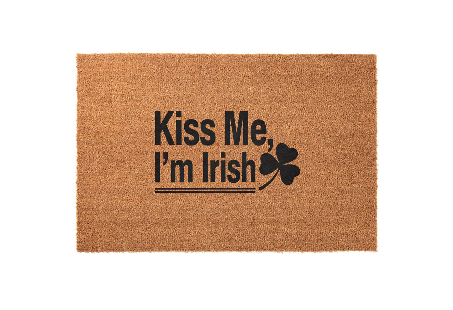 Kiss Me, I'm Irish Welcome Mat