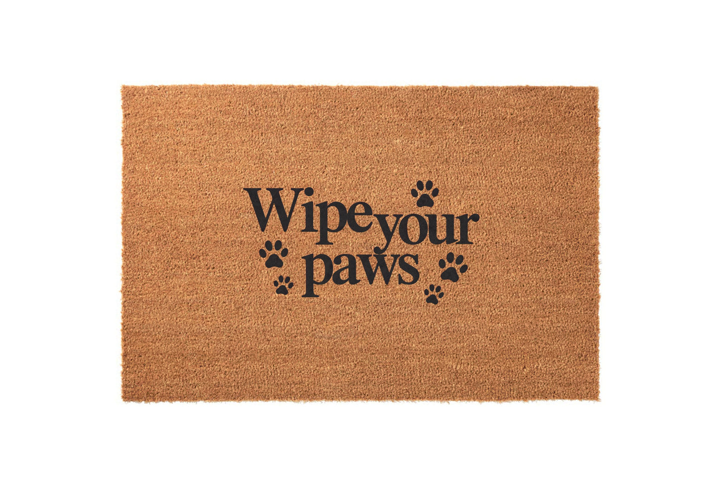Welcome, Wipe Your Paws Welcome Mat