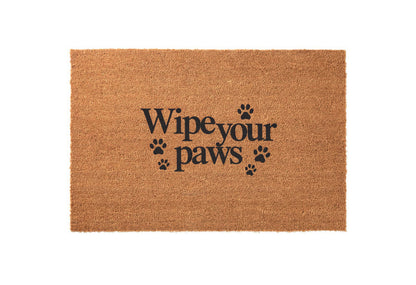 Welcome, Wipe Your Paws Welcome Mat