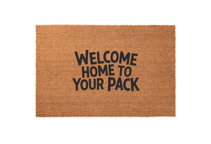 Welcome Home to Your Pack Welcome Mat