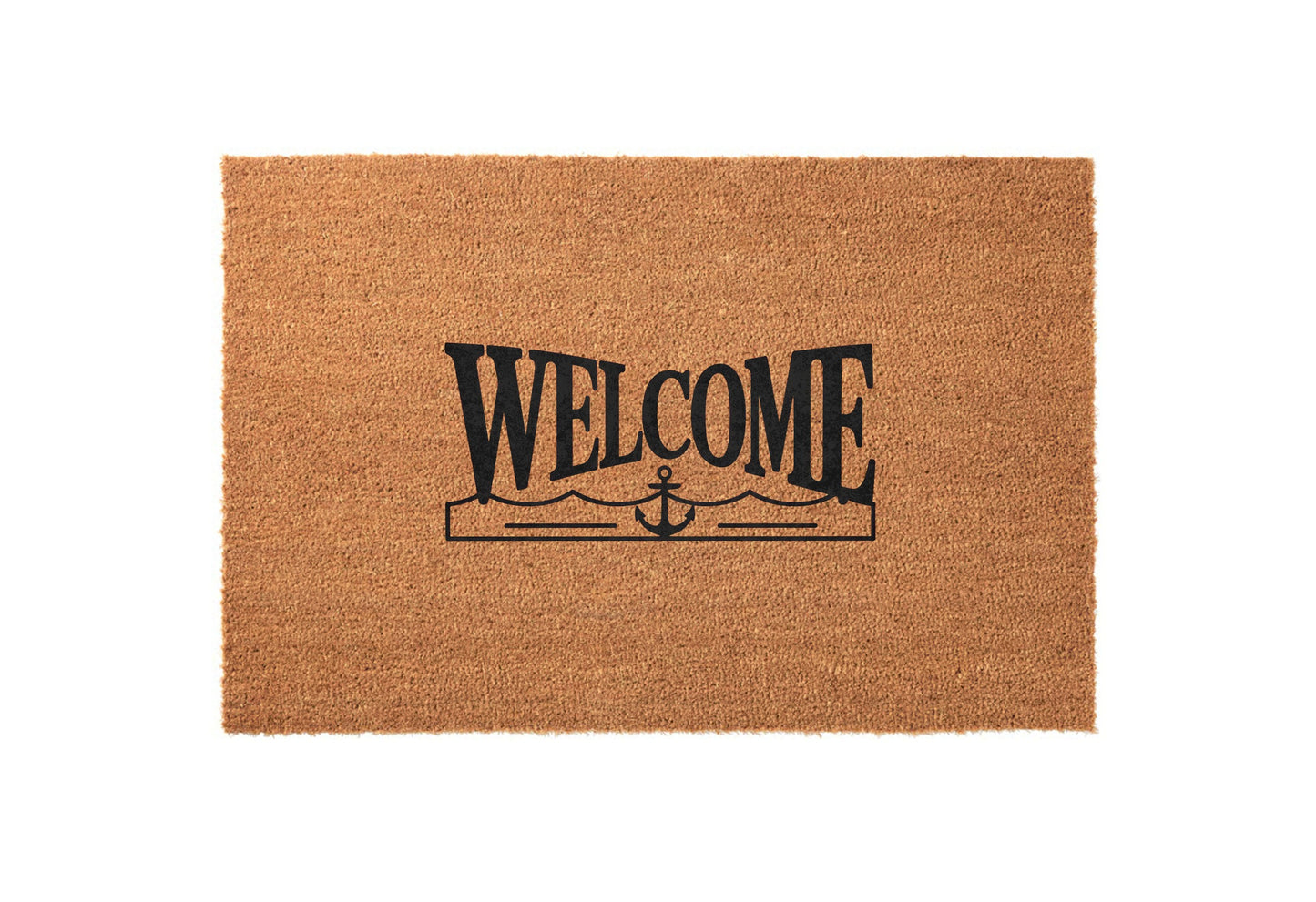 Beach Waves Welcome Welcome Mat