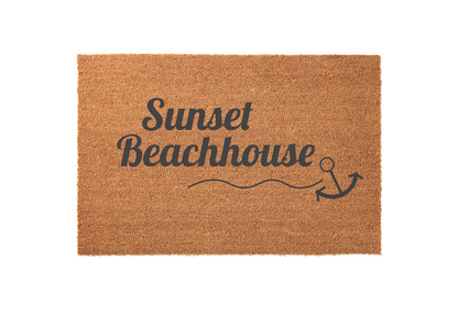 Lake House Name Personalized Welcome Mat