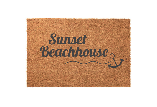 Lake House Name Personalized Welcome Mat