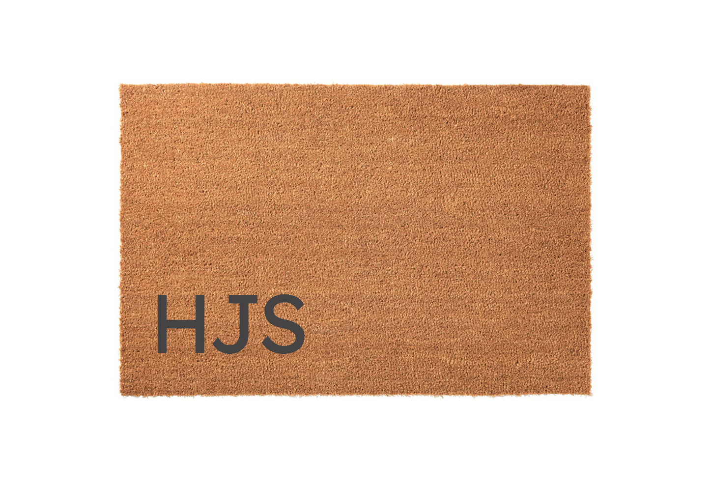 Monogram Corner Welcome Mat